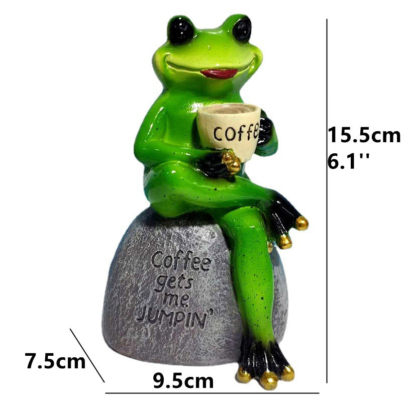 Frosch-Gartenornament Dekoratives Ornament Kreativ Niedlich