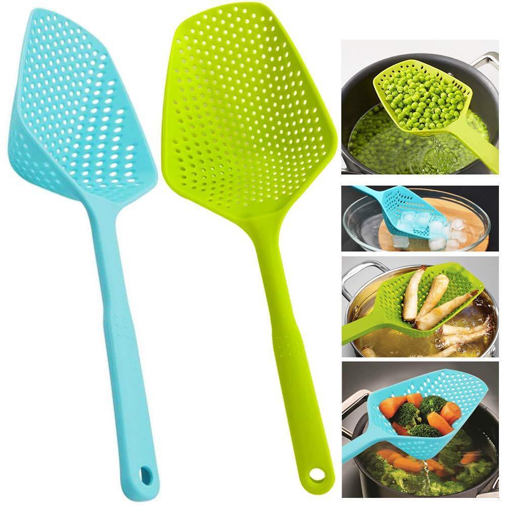Nylon-Sieb, große Schaufel, Küchensieb, Küchenutensilien, Löffel, Schaufel, Suppenlöffel, Filter, Kochutensilien, Küchenzubehör für zu Hause