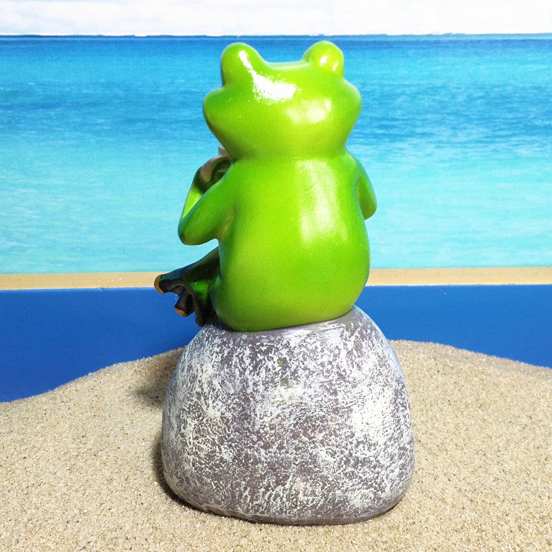 Frosch-Gartenornament Dekoratives Ornament Kreativ Niedlich