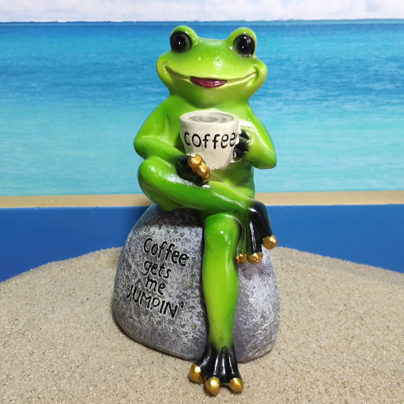 Frosch-Gartenornament Dekoratives Ornament Kreativ Niedlich