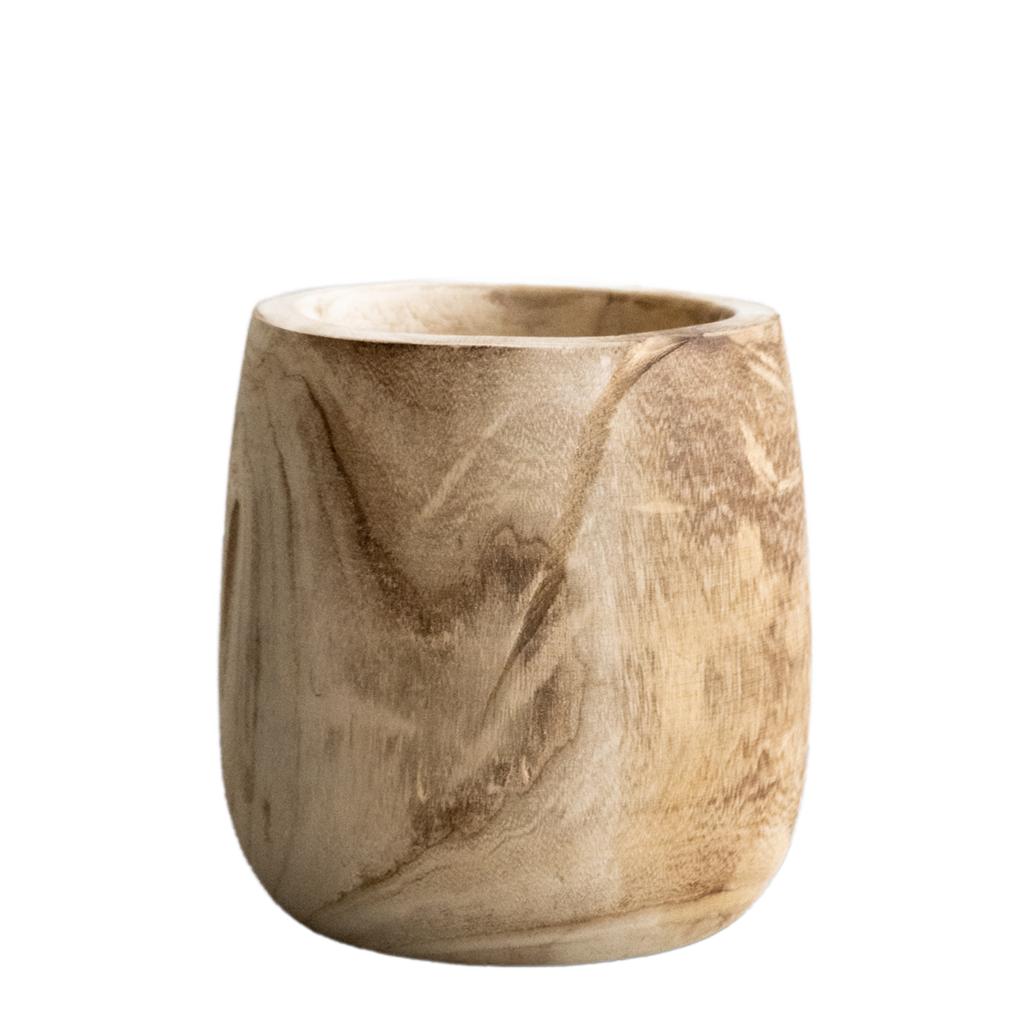 Blumentopf - Holz Hellbraun - Pia Blumentopf - M - H25 W23