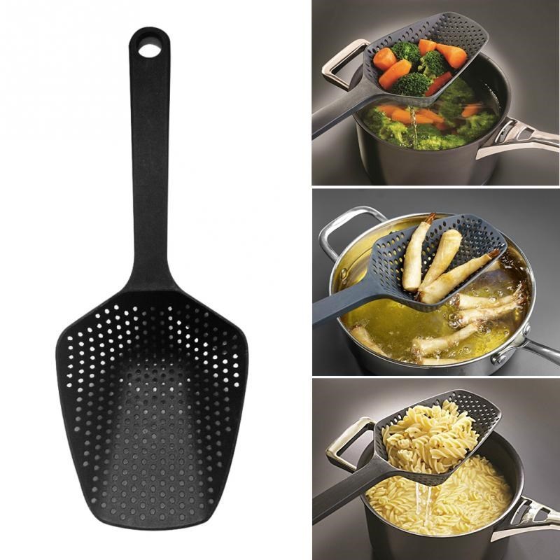Nylon-Sieb, große Schaufel, Küchensieb, Küchenutensilien, Löffel, Schaufel, Suppenlöffel, Filter, Kochutensilien, Küchenzubehör für zu Hause