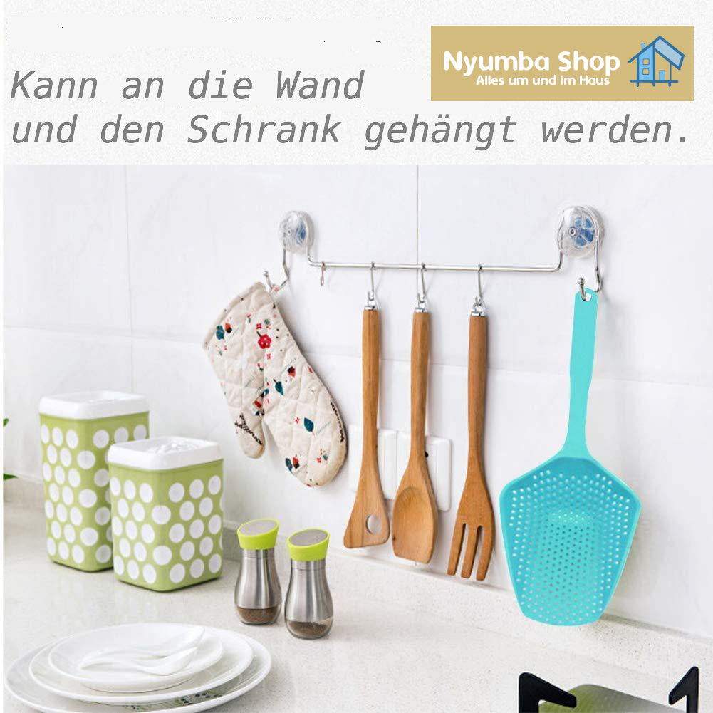 Nylon-Sieb, große Schaufel, Küchensieb, Küchenutensilien, Löffel, Schaufel, Suppenlöffel, Filter, Kochutensilien, Küchenzubehör für zu Hause