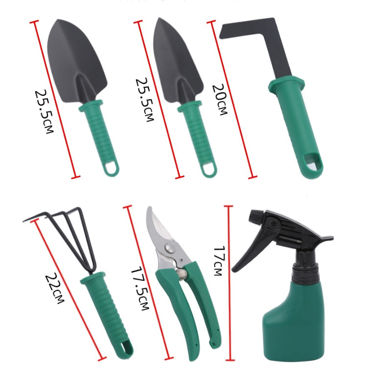 Zehnteiliges Gartengeräte-Set