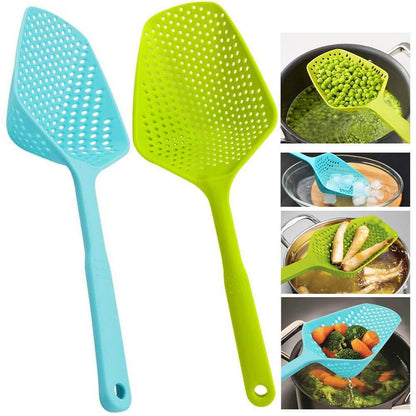 Nylon-Sieb, große Schaufel, Küchensieb, Küchenutensilien, Löffel, Schaufel, Suppenlöffel, Filter, Kochutensilien, Küchenzubehör für zu Hause