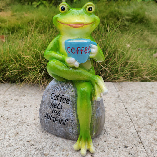Frosch-Gartenornament Dekoratives Ornament Kreativ Niedlich