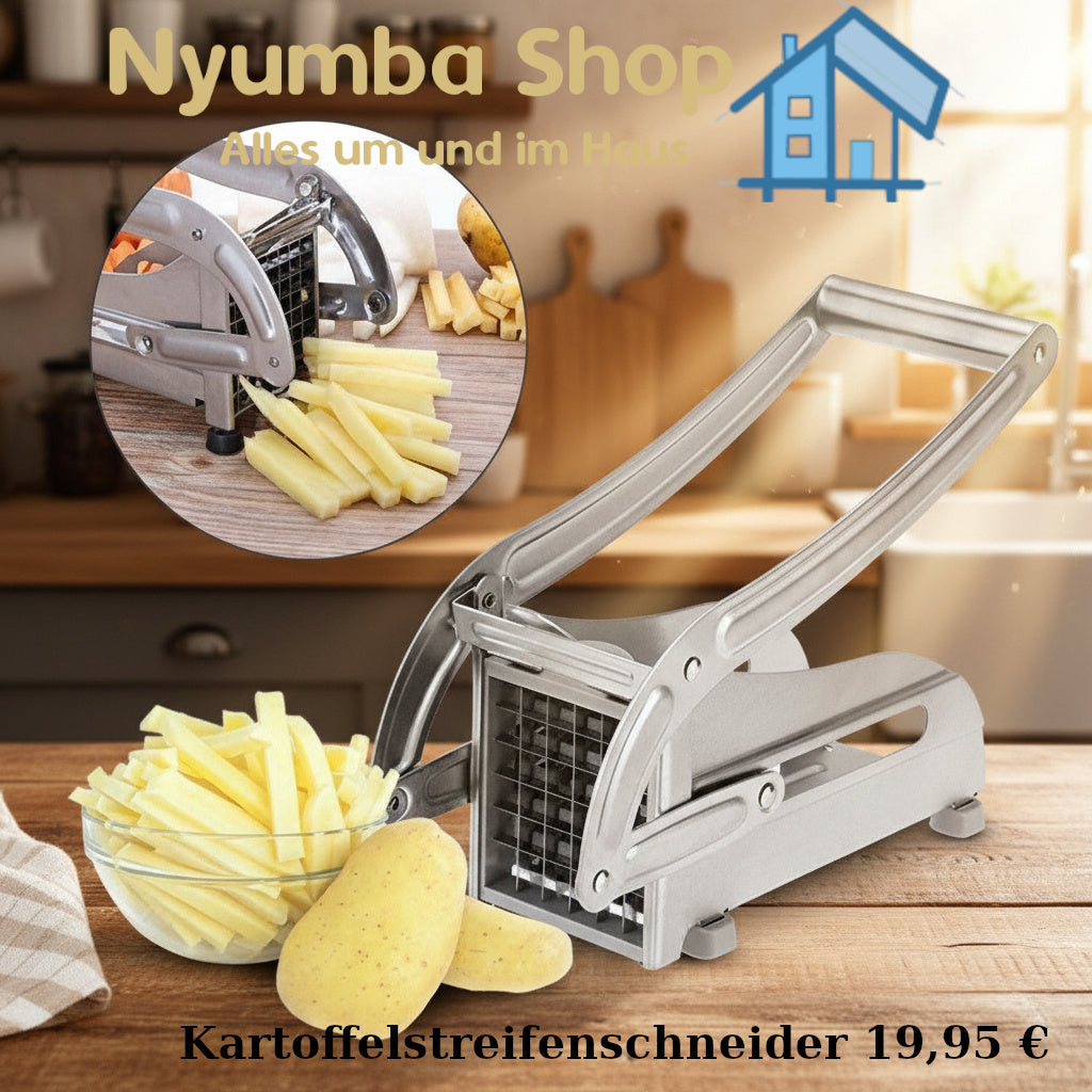 Kartoffelstreifenschneider aus Edelstahl für den Hausgebrauch, manuell