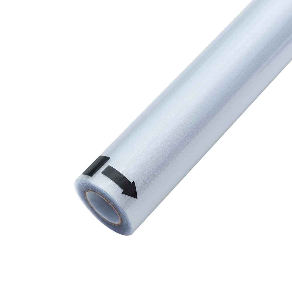 Statische Fensterfolie Frostiges Grau 90 X 1000 Cm Pvc
