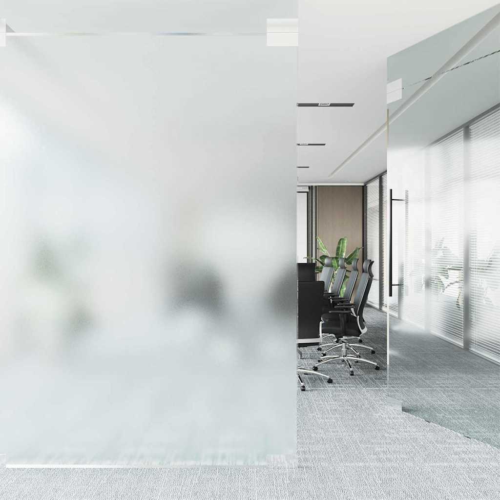 Statische Fensterfolie Frostiges Grau 90 X 1000 Cm Pvc