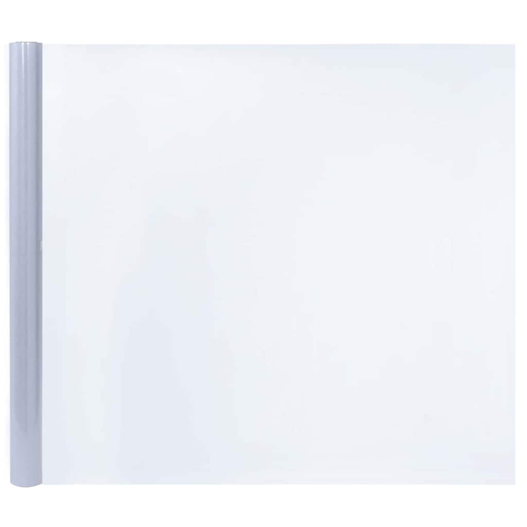 Statische Fensterfolie Frostiges Grau 90 X 1000 Cm Pvc