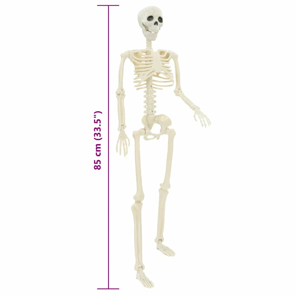 Halloween Skelett 2 Stk. Weiß 85 Cm Polypropylen