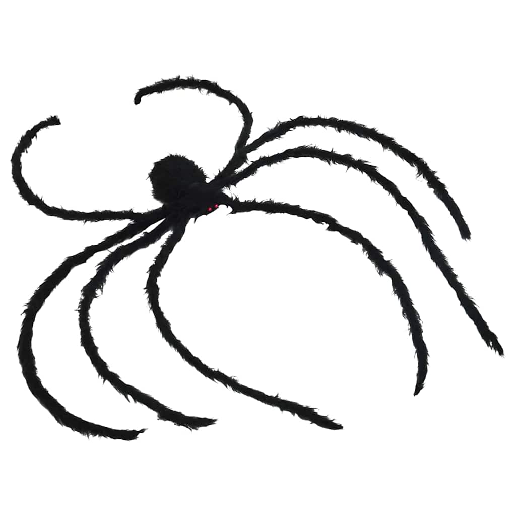 Halloween-Spinnendekoration Mit Netzen 2 Stk. Schwarz Und Weiß
