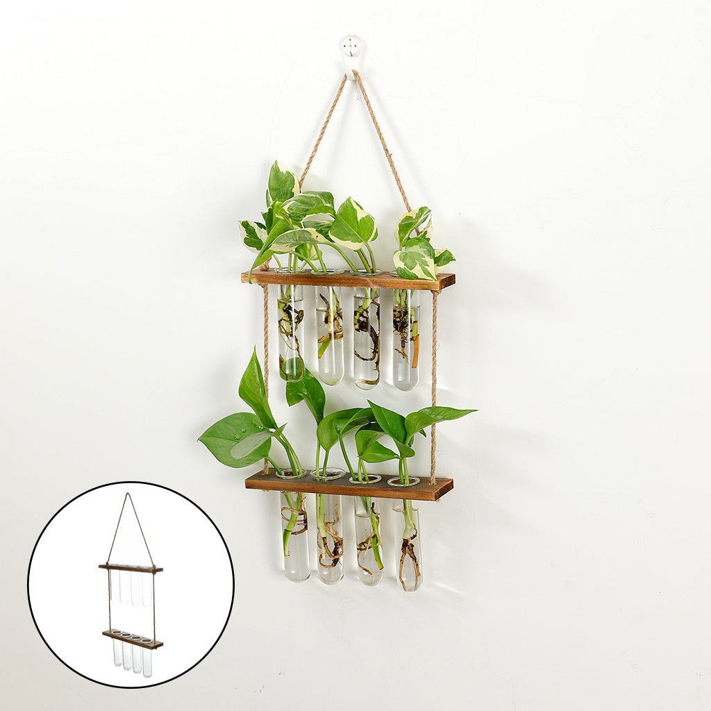 Wandbehängendes Terrarium-Blumenglas-Pflanzgefäß für den Pflanzen-Garten