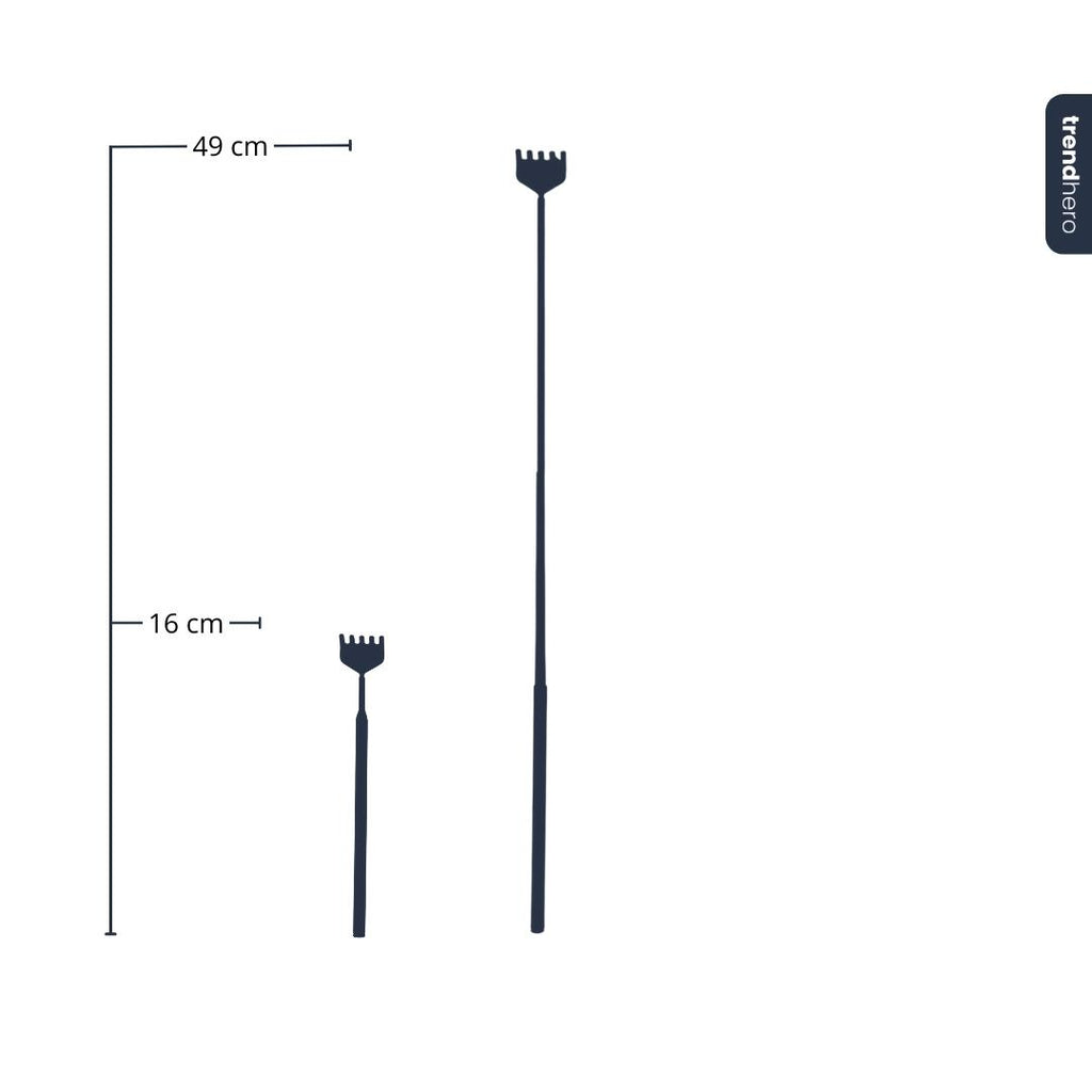 Flaschengarten-Werkzeug – Harke – 16–49 cm – Teleskop – Edelstahl - Terrarium Werkzeug