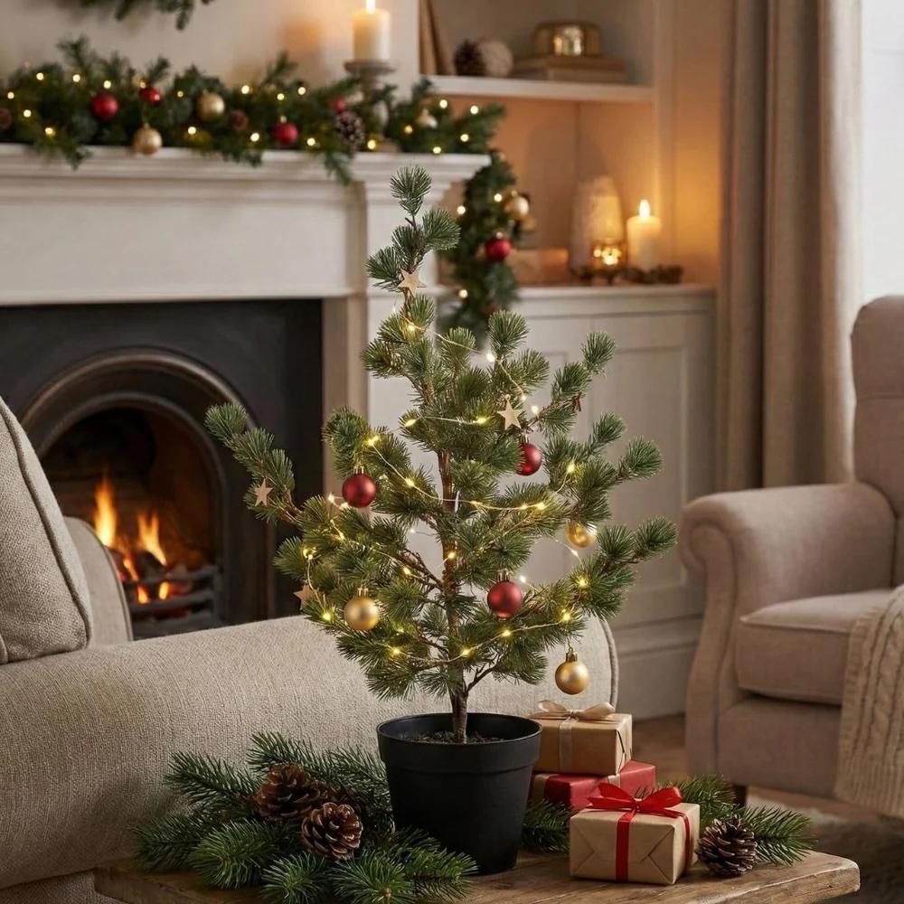 Kiefer (Cedar Pine) 80 cm – Kunstpflanze im Topf