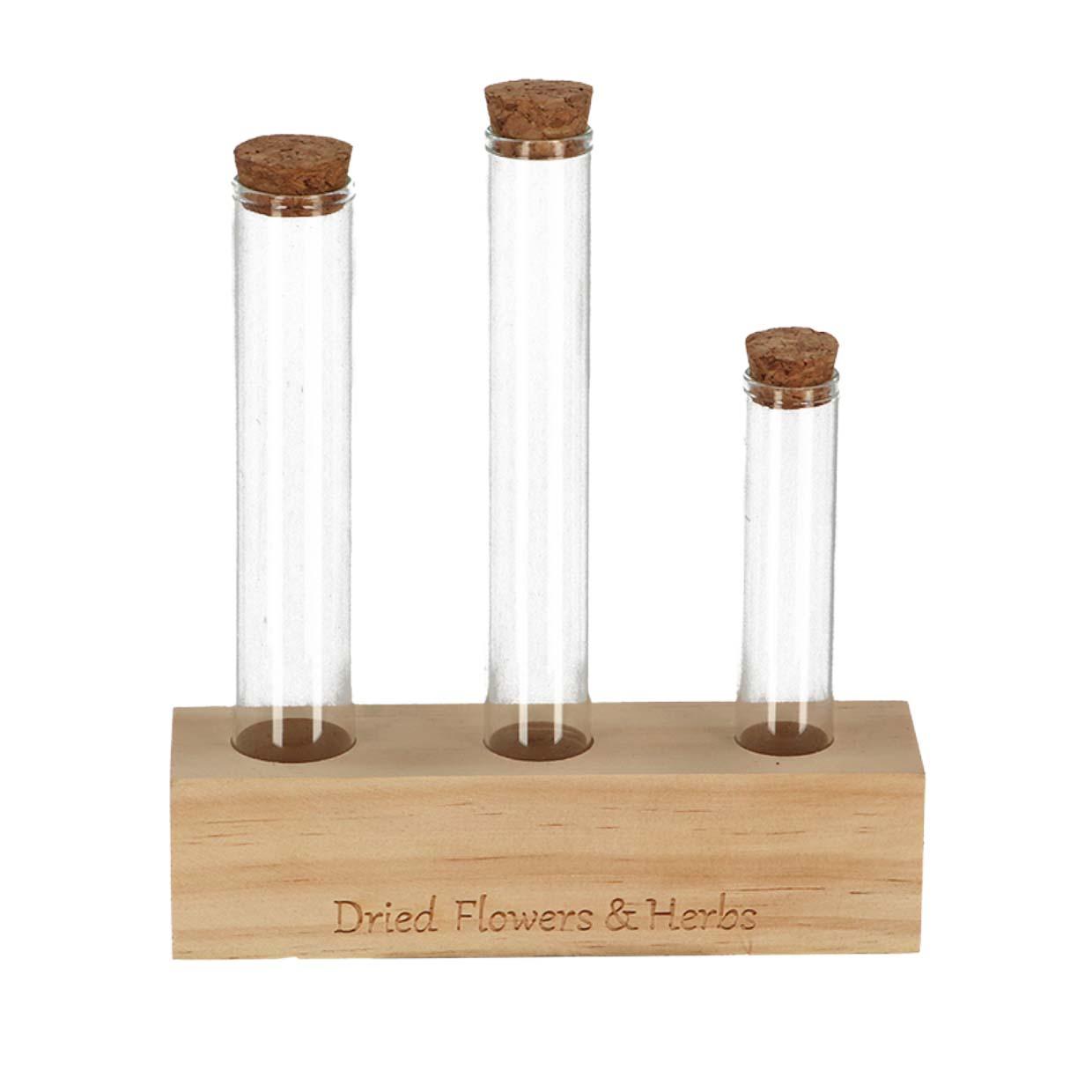Holzständer für Trockenblumen – Tube M – Blumen und Kräuter + Trockenblumenarrangement