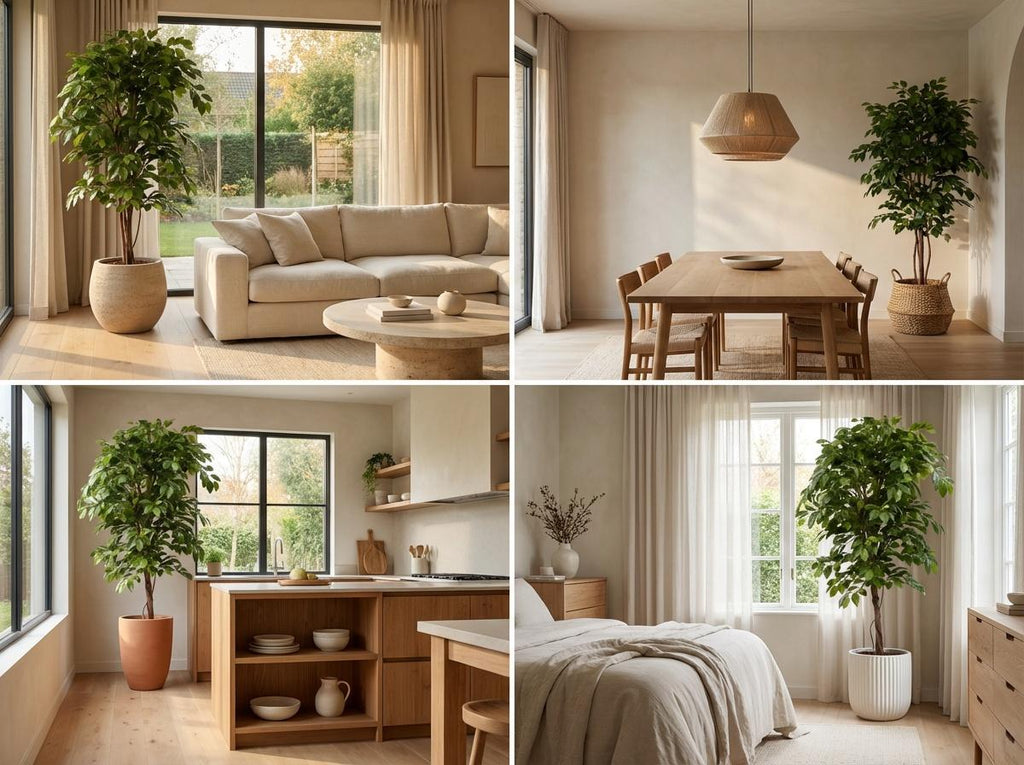 Ficus Deluxe Vine Kunstbaum – 140 cm – Kunstpflanze