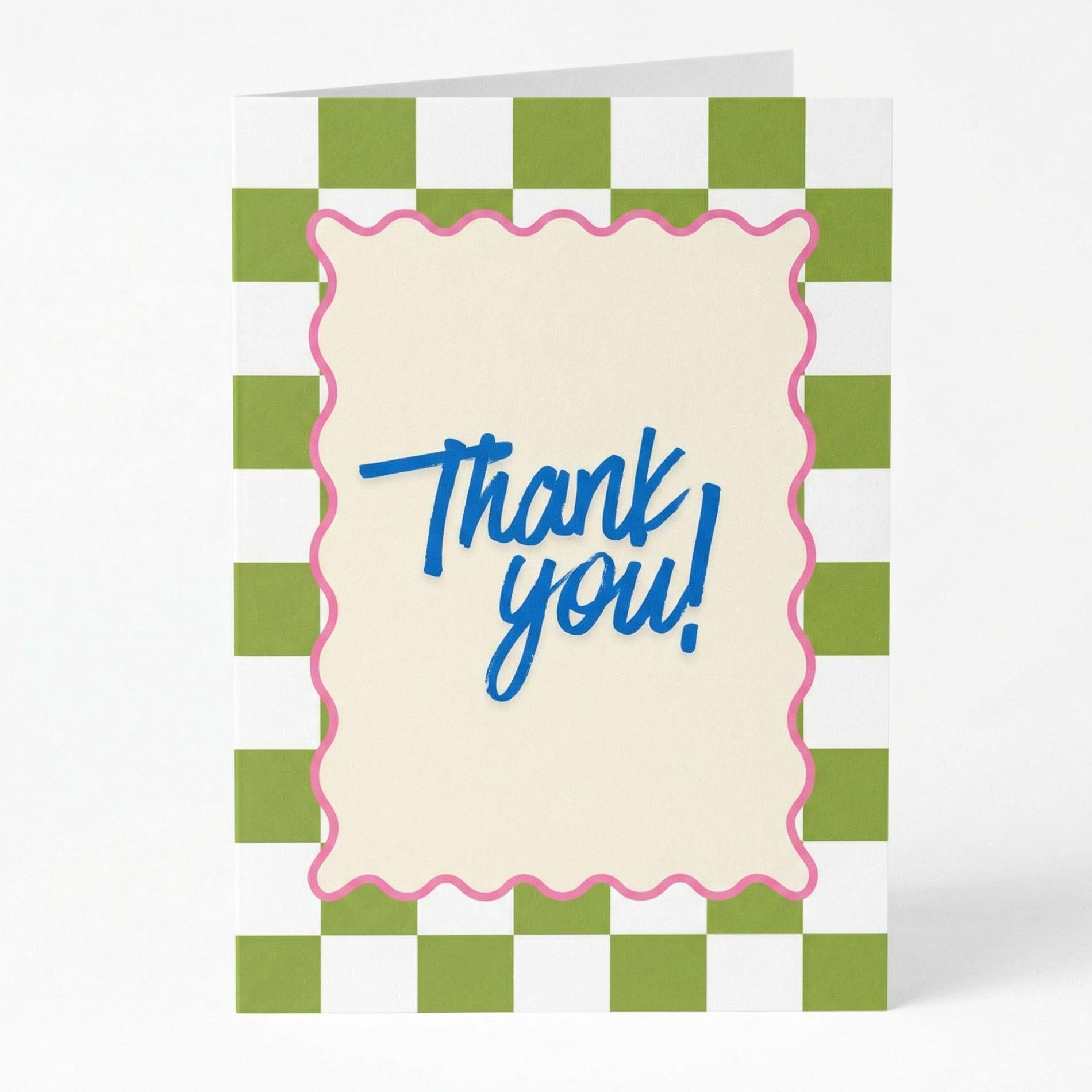 Grußkarte "Thank You" – A6 Klappkarte