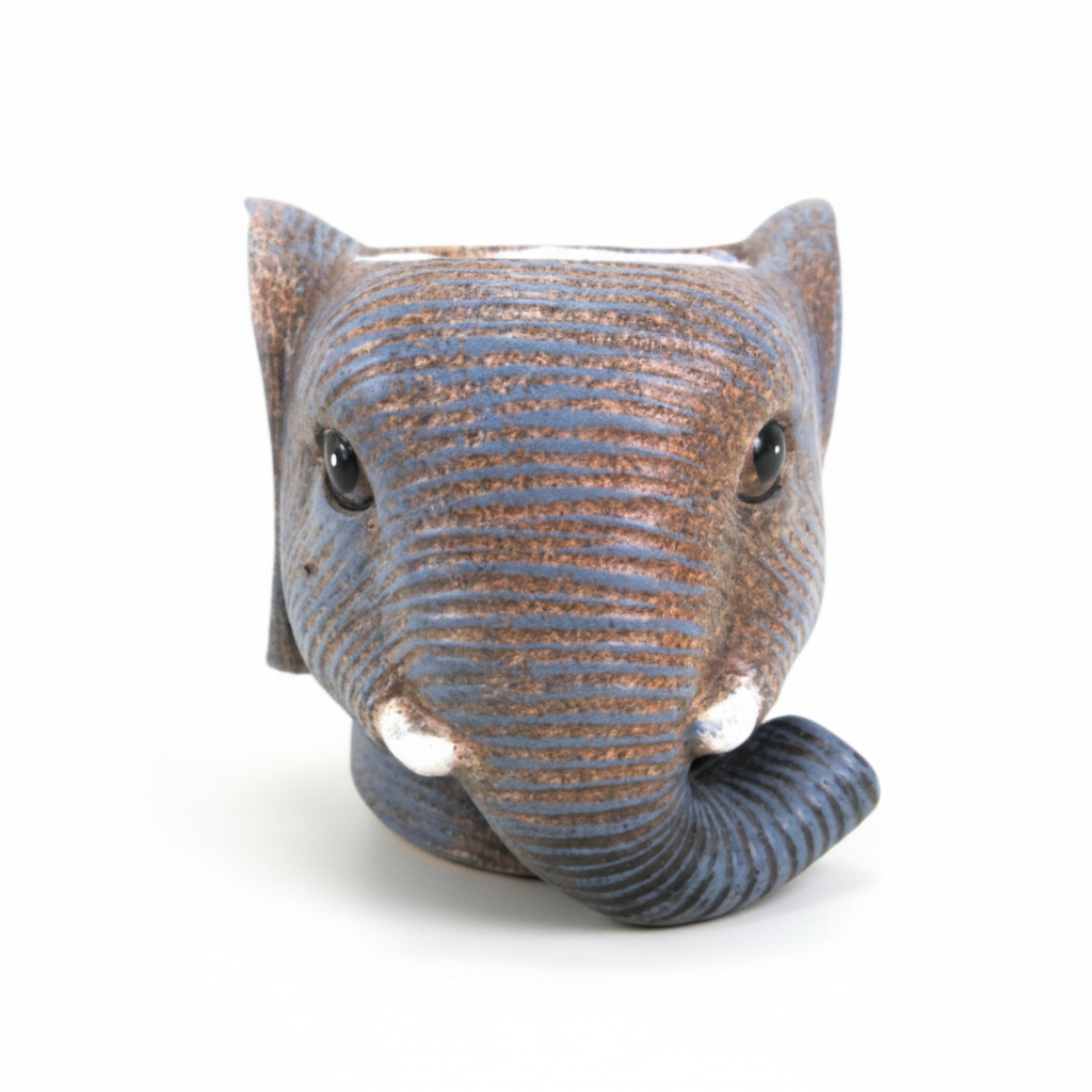 Pflanzkübel „Olifant“ D11/12x10cm - Grau - D11/12x10cm