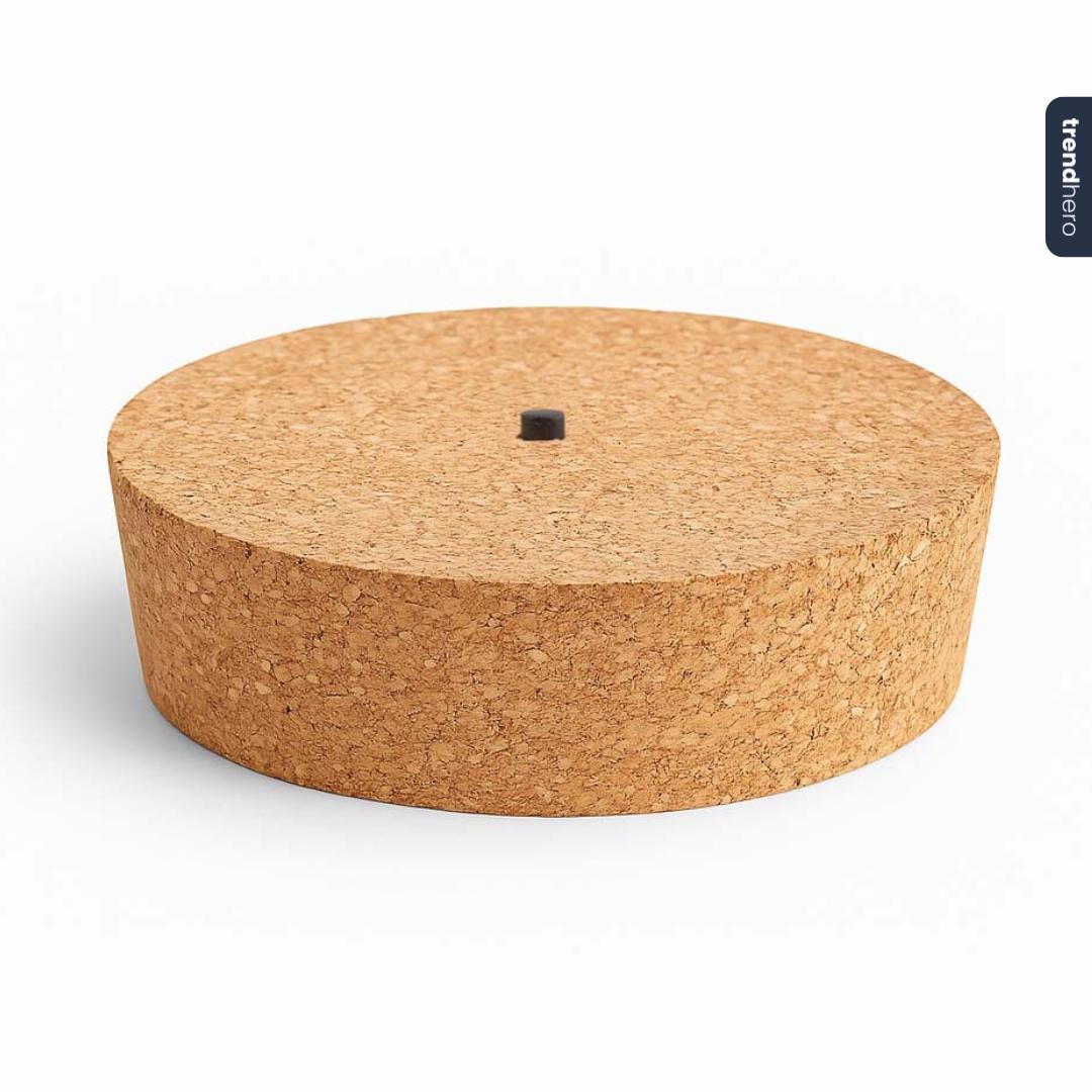 LED-Kork M  - Kork mit Beleuchtung - LED-Lampe für Terrarien - 12 x 10,8 x 3 cm