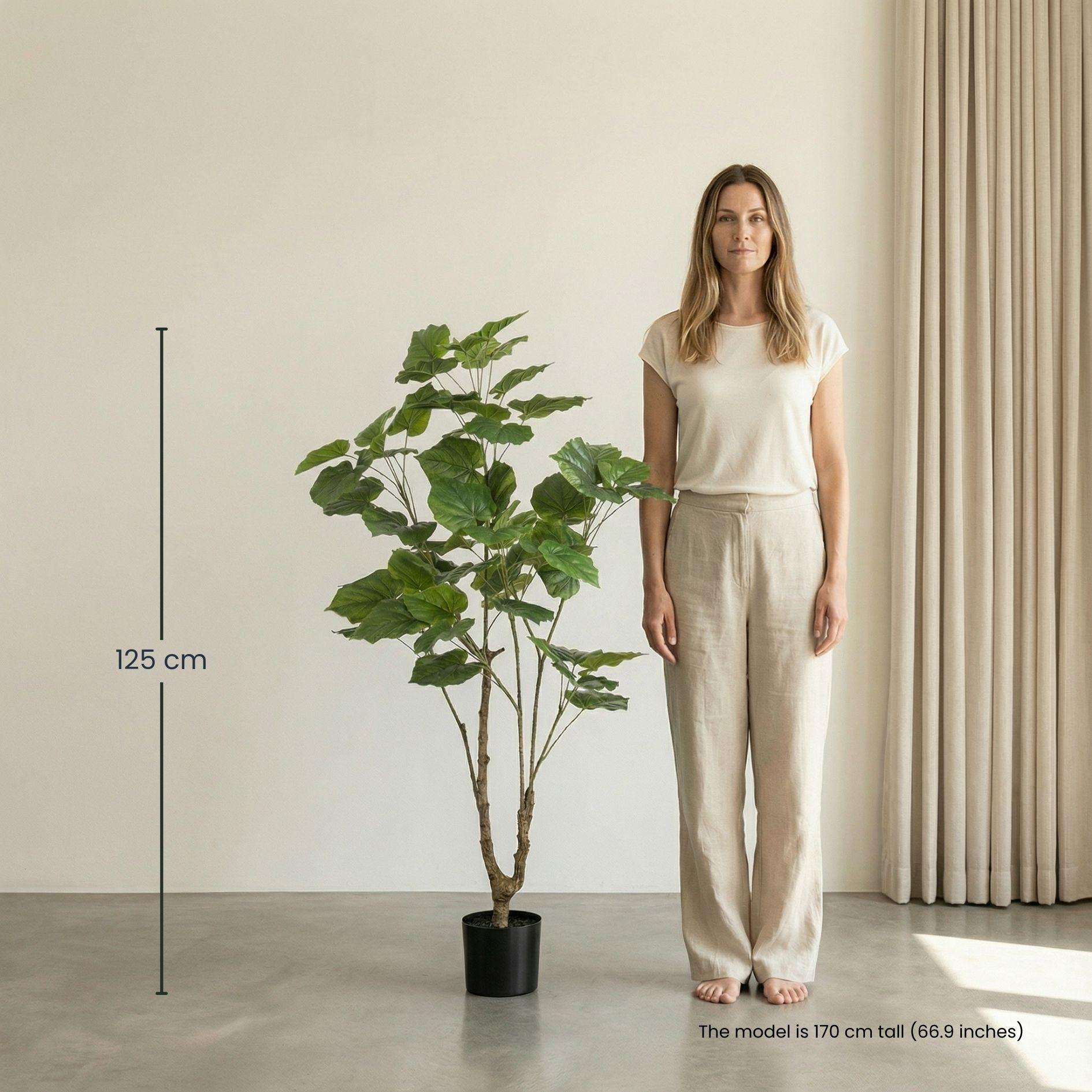 Ficus Umbrella Baum 125 cm - Kunstpflanze - Künstliche Pflanze