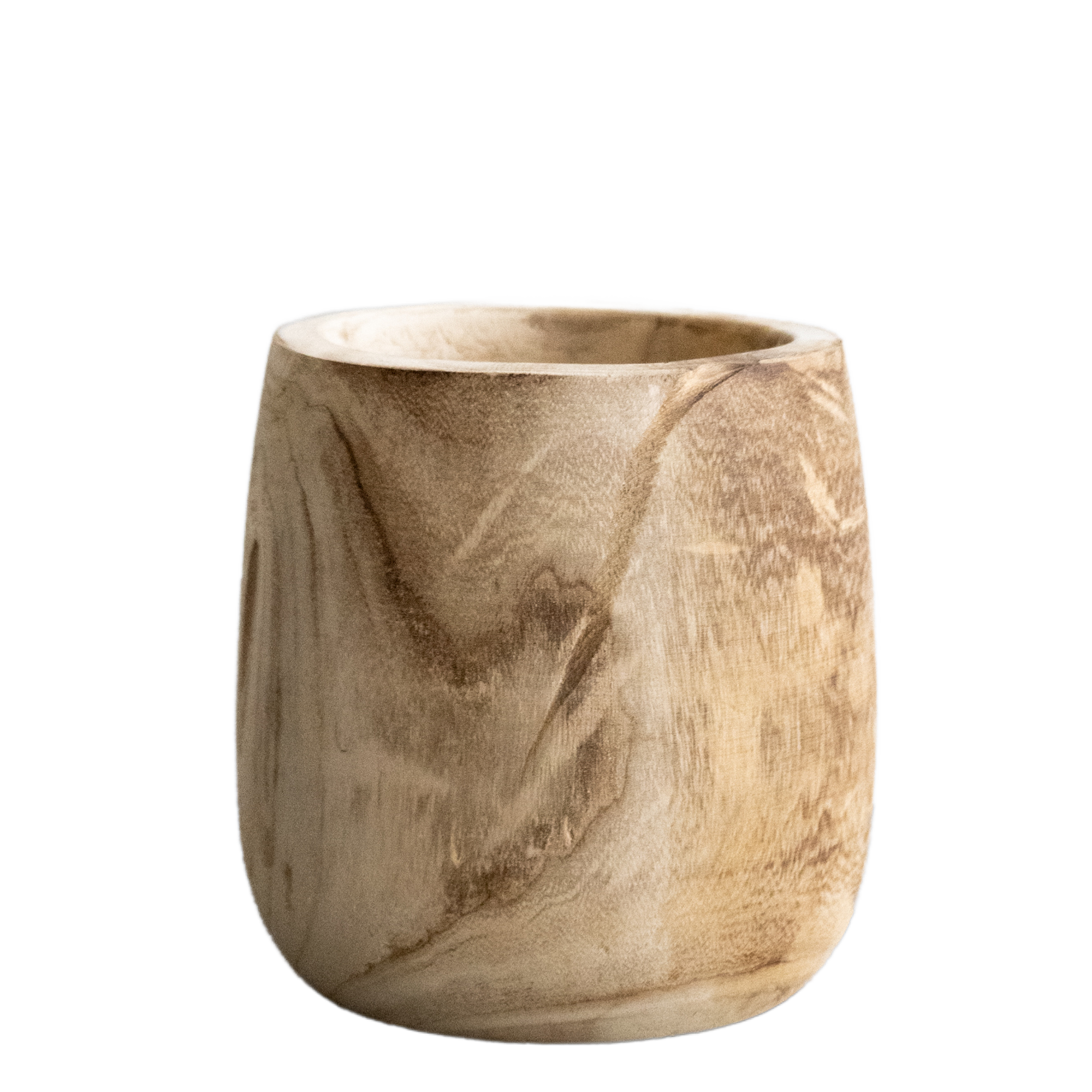 Blumentopf - Holz Hellbraun - Pia Blumentopf - M - H25 W23